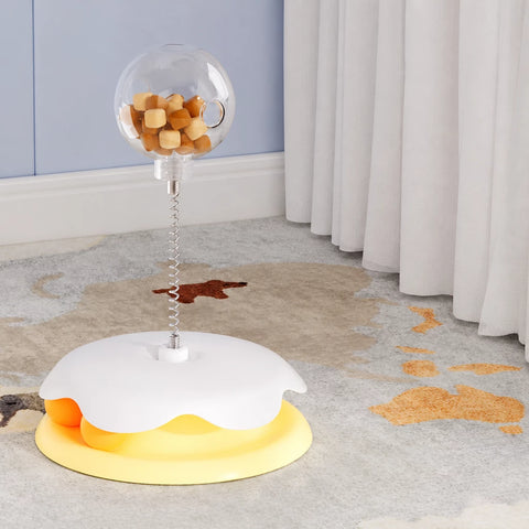 Interactive Cat Treat Spinner Toy