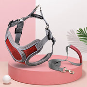 Vest-Style Dog Harness & Leash Set for Small to Medium Dogs
