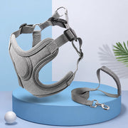 Vest-Style Dog Harness & Leash Set for Small to Medium Dogs
