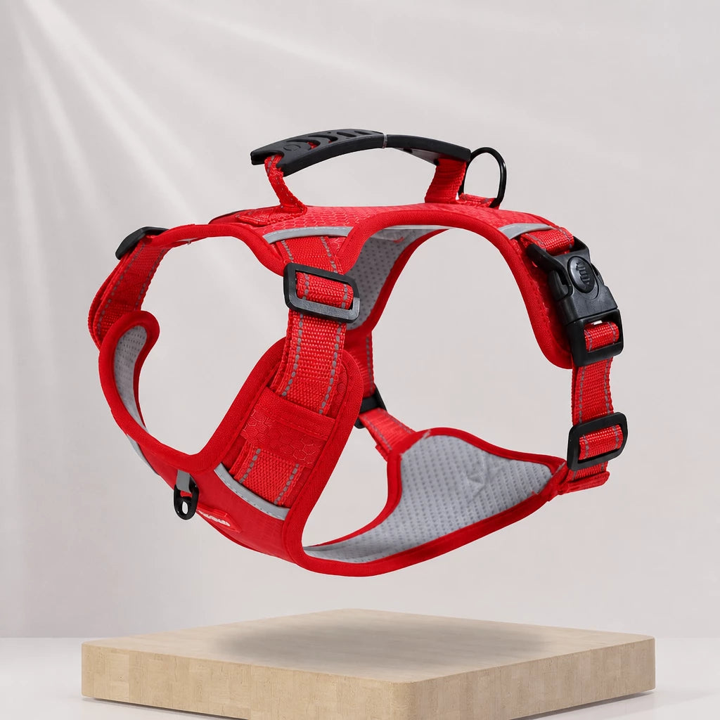 Nylon Dog Harness with Optional Leash