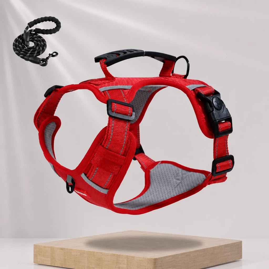 Nylon Dog Harness with Optional Leash