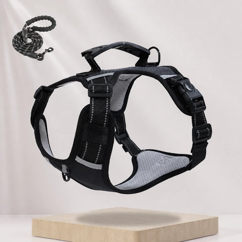 Nylon Dog Harness with Optional Leash