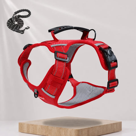 Nylon Dog Harness with Optional Leash