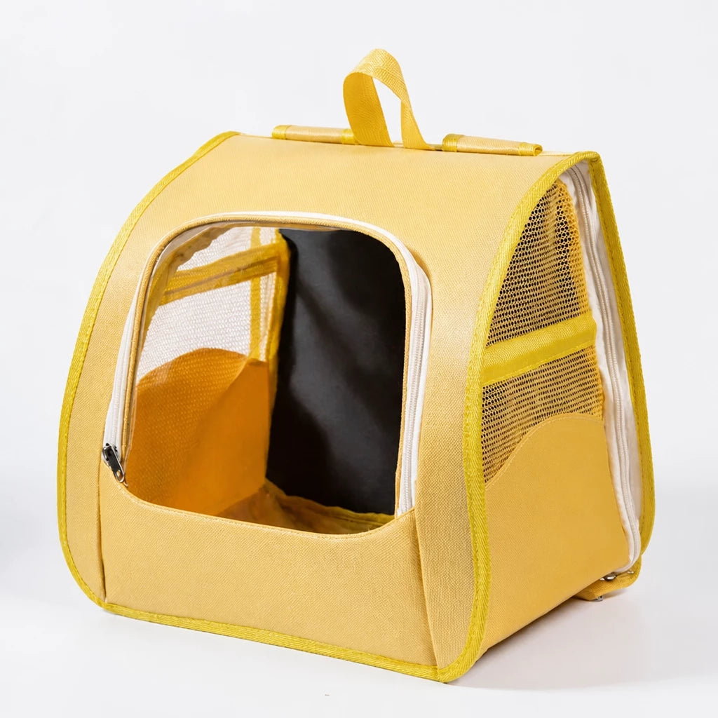 Breathable Cat Carrier Backpack with Panoramic Window for Travel