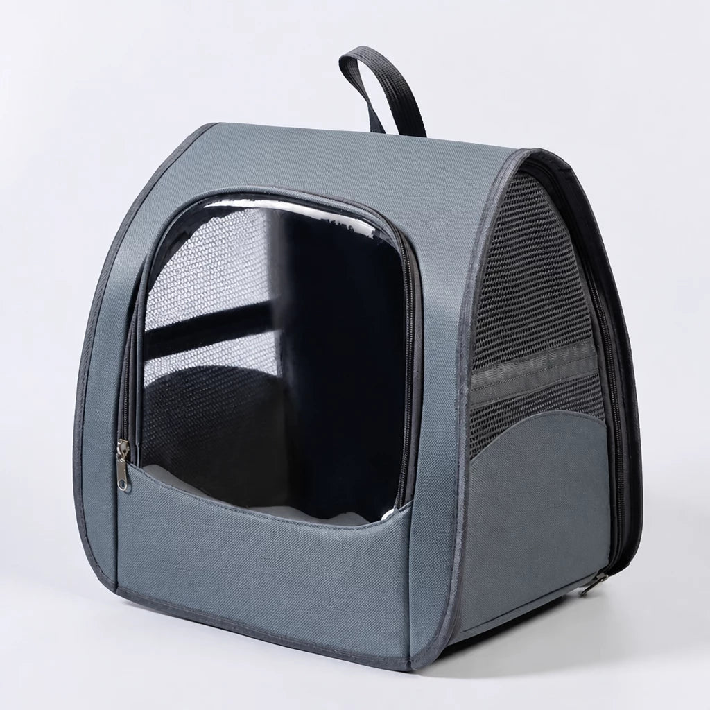Breathable Cat Carrier Backpack with Panoramic Window for Travel