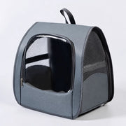 Breathable Cat Carrier Backpack with Panoramic Window for Travel