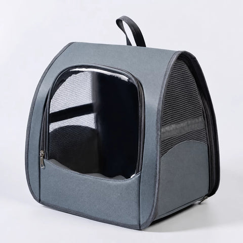 Breathable Cat Carrier Backpack with Panoramic Window for Travel