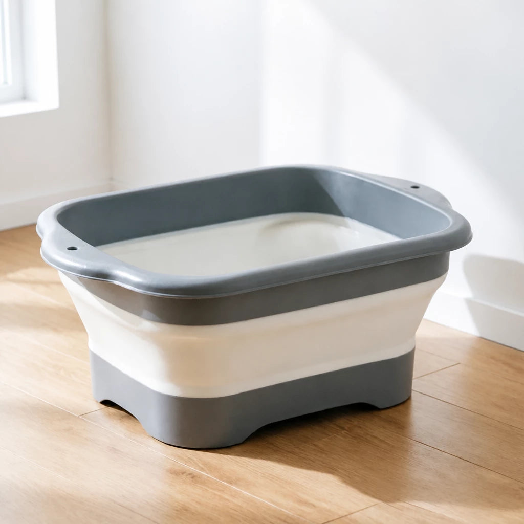 Pet Bath Tub with Drain for Small to Medium Dogs & Cats