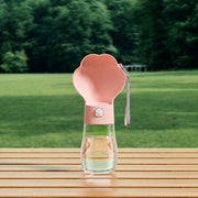 Portable Dog Water Bottle with Foldable Bowl