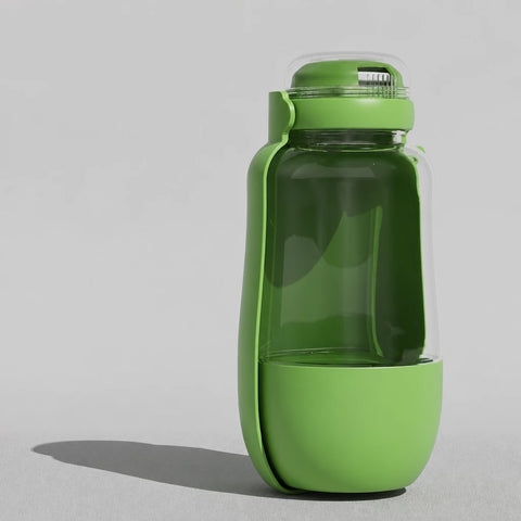 2-in-1 Portable Pet Water Bottle for Dogs & Cats