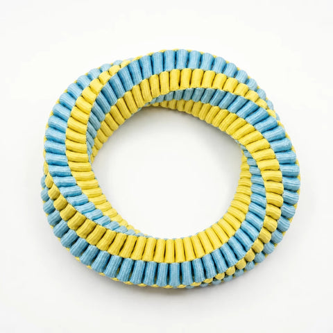 Latex Rope-Knot Tug Toy for Dogs and Cats
