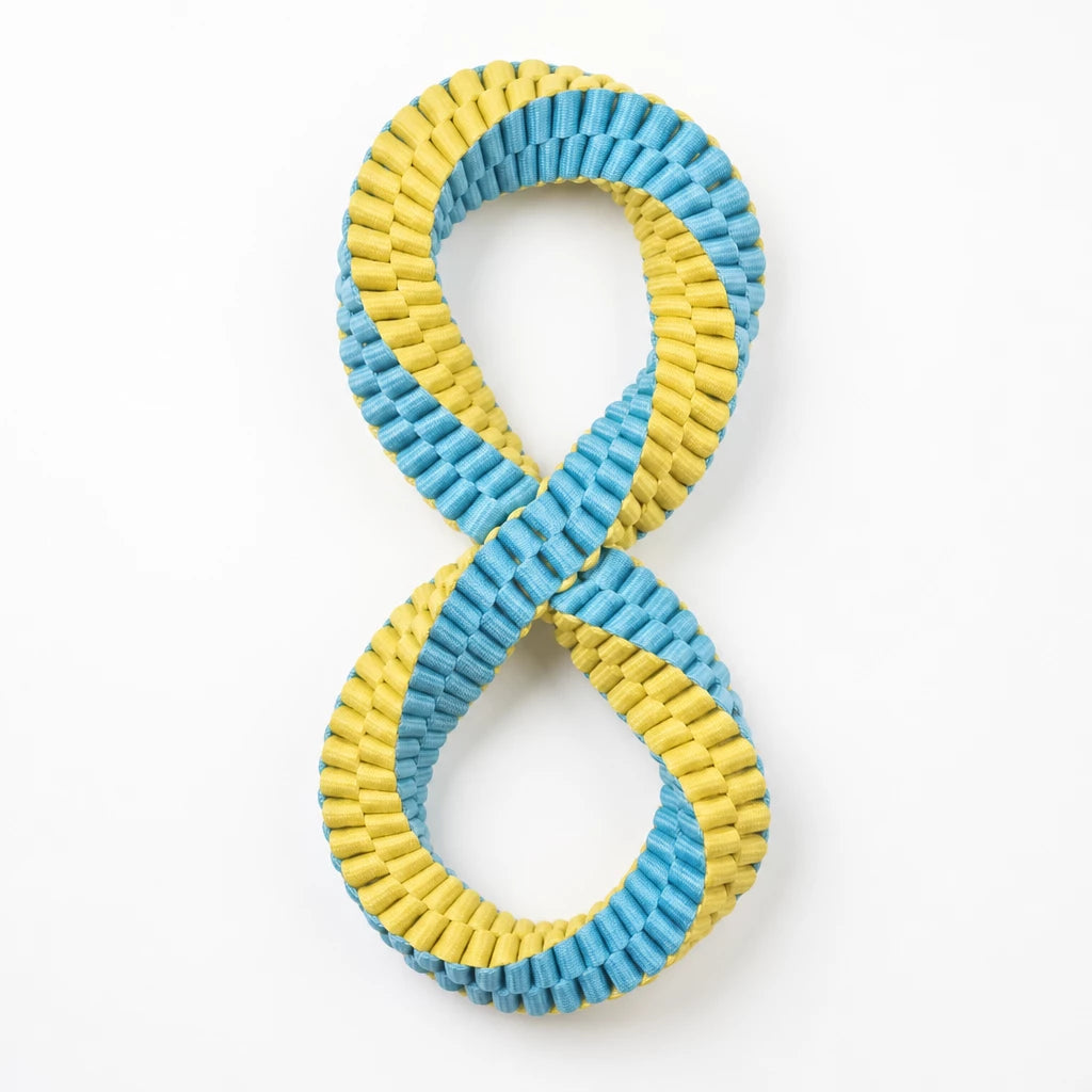 Latex Rope-Knot Tug Toy for Dogs and Cats