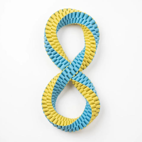 Latex Rope-Knot Tug Toy for Dogs and Cats