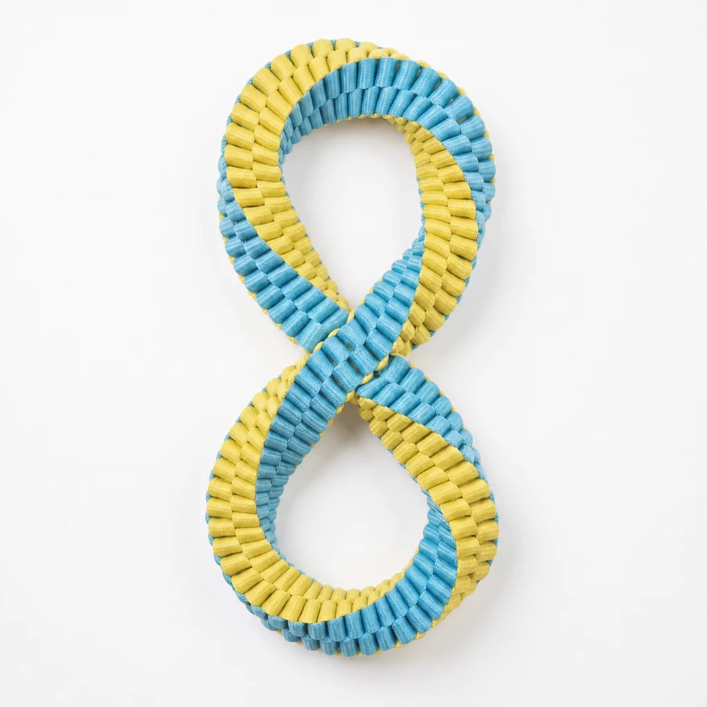 Latex Rope-Knot Tug Toy for Dogs and Cats