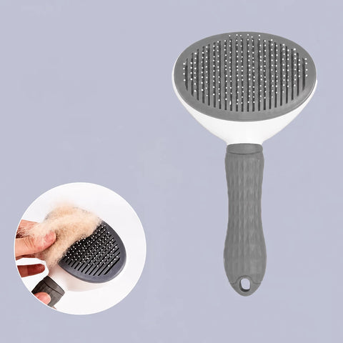 Self-Cleaning Pet Brush for Dogs & Cats