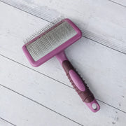Dog & Cat Grooming Pin Brush for Loose Fur & Tangles