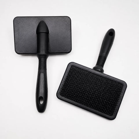 Dog & Cat Grooming Pin Brush for Loose Fur & Tangles