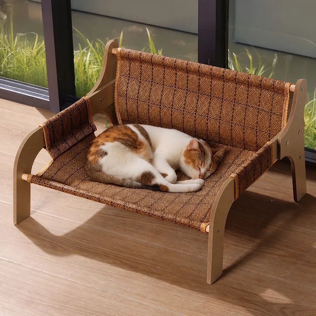 Nylon Cat Bed with Nest-Inspired Shape