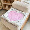 Heart-Patterned Gel Pet Mat for Dogs & Cats