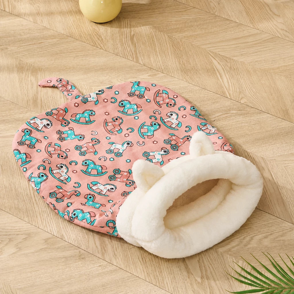Covered Pet Tent Bed with Tunnel Opening p-05968
