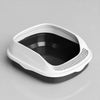 Semi-Enclosed Cat Litter Box with High Sides p-05678