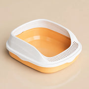 Semi-Enclosed Cat Litter Box with High Sides p-05678
