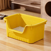 Jumbo Plastic Cat Litter Box with High Sides p-05679
