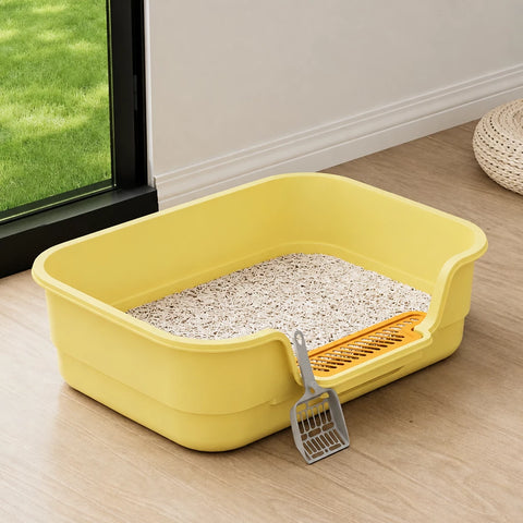 High-Sided Open Cat Litter Box p-05713