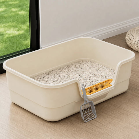 High-Sided Open Cat Litter Box p-05713