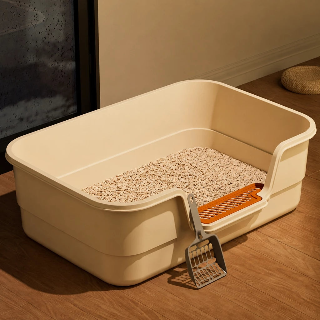 Extra-Large High-Sided Cat Litter Box p-05691