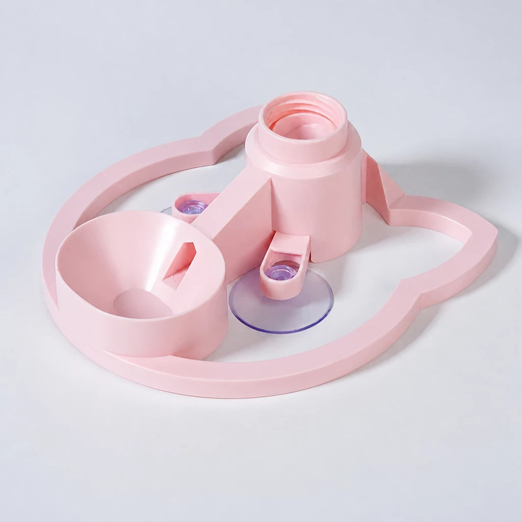 Portable Gravity-Fed Cat Water Dispenser for Bottled Water