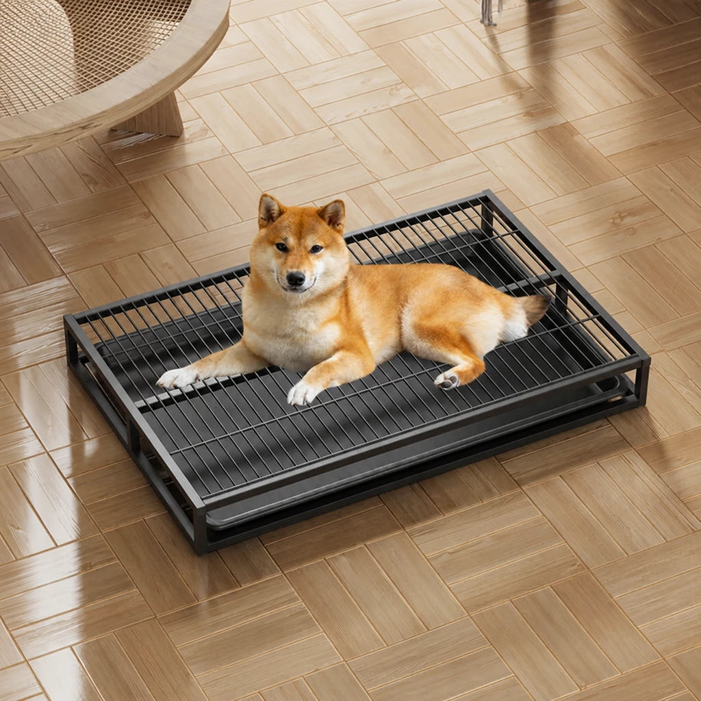 Drawer-Style Dog Potty Tray