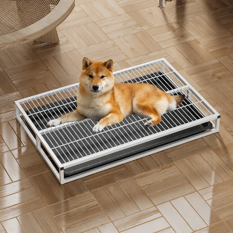 Drawer-Style Dog Potty Tray