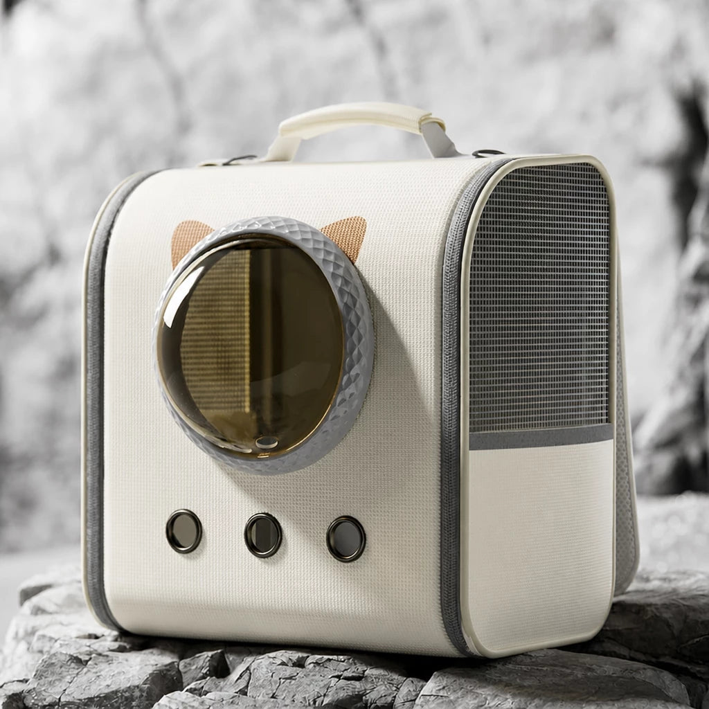 Space Capsule Pet Carrier Backpack for Cats & Small Dogs