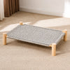 Washable Hammock-Style Cat Bed with Scratch Pad