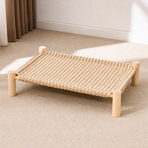 Washable Hammock-Style Cat Bed with Scratch Pad