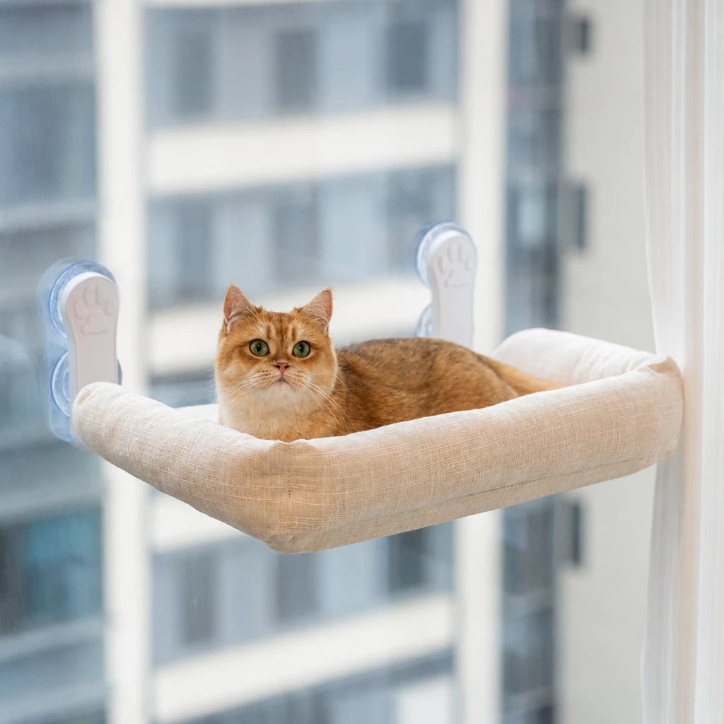 Cat Window Hammock with Suction Cups