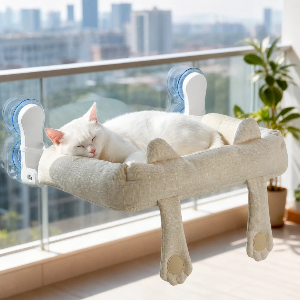 Cat Window Hammock with Suction Cups