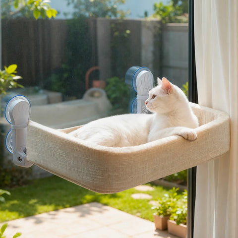 Cat Window Hammock with Suction Cups
