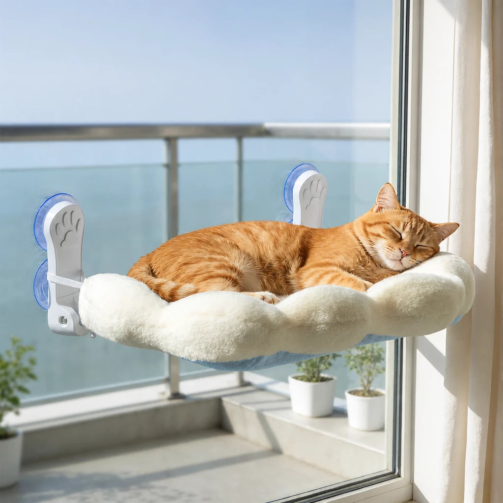 Cat Window Hammock with Suction Cups