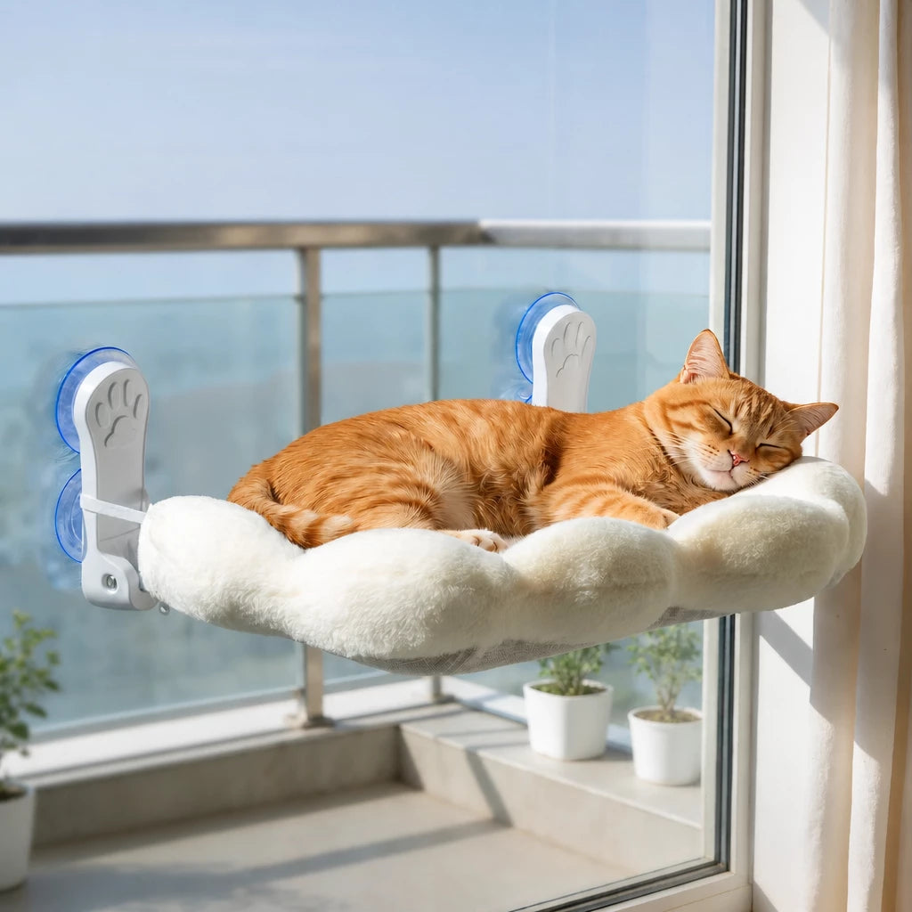 Cat Window Hammock with Suction Cups