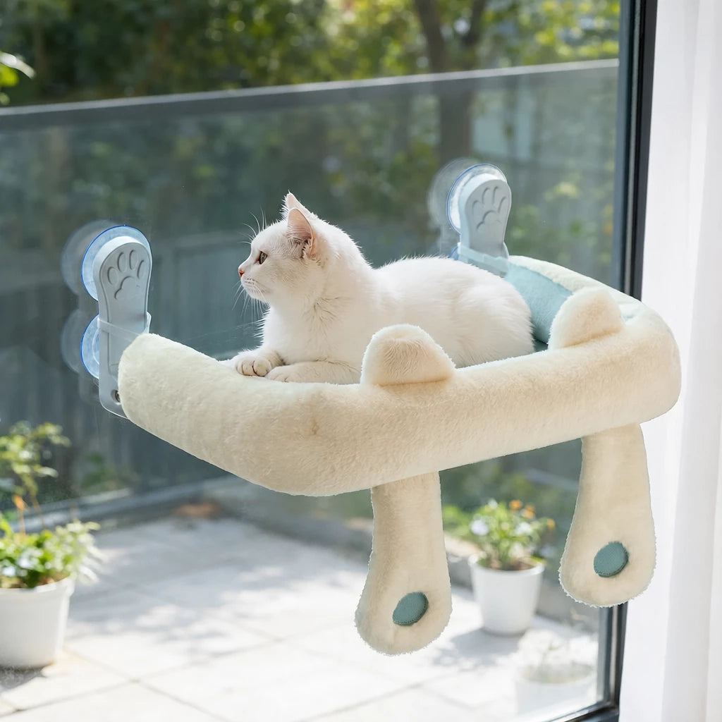 Cat Window Hammock with Suction Cups