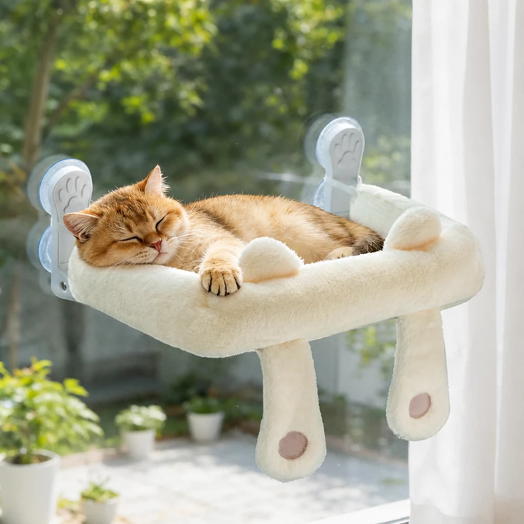 Cat Window Hammock with Suction Cups
