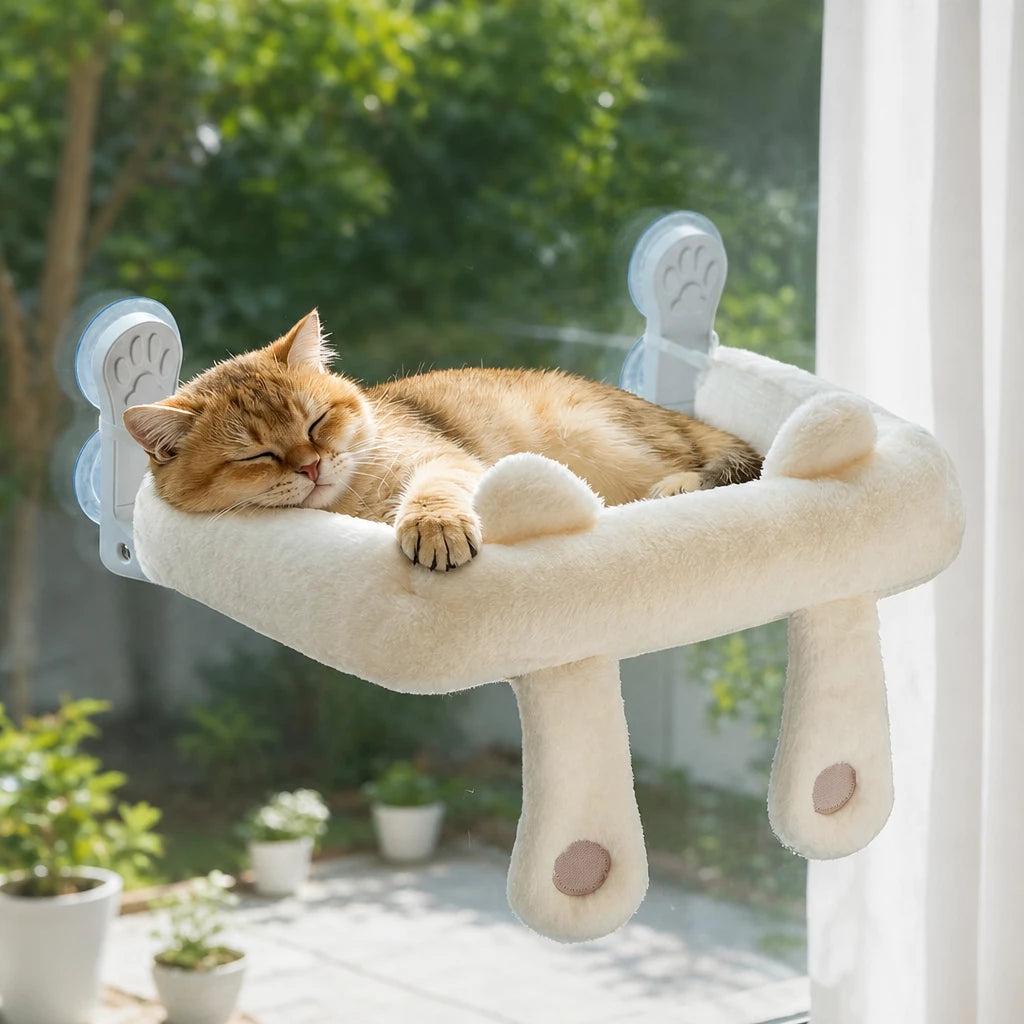 Cat Window Hammock with Suction Cups