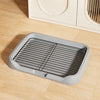 Elevated Dog Potty Tray with Steel Frame