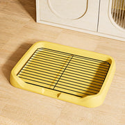Elevated Dog Potty Tray with Steel Frame