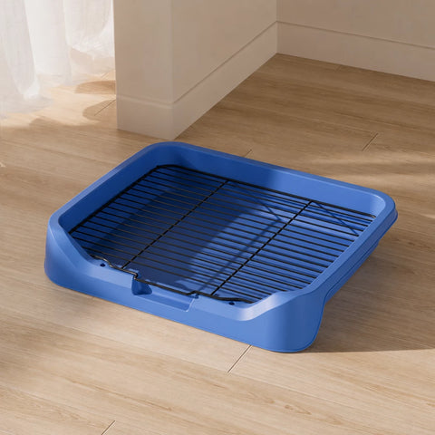Elevated Dog Potty Tray with Steel Frame