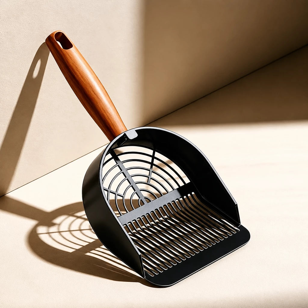 Large Metal Cat Litter Scoop with Fine Sifting Holes