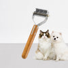 Double-Sided Dematting Comb for Dogs and Cats