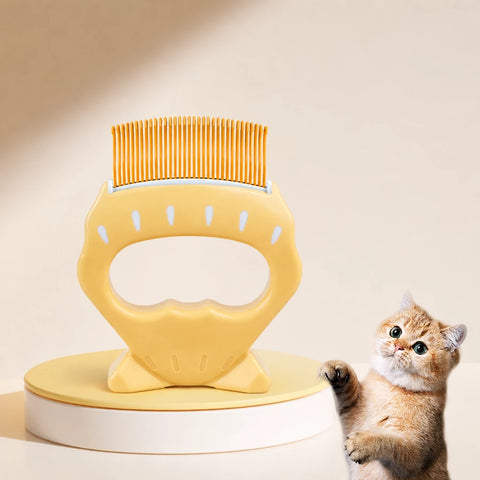 Shell-Shaped Grooming Comb for Cats and Dogs